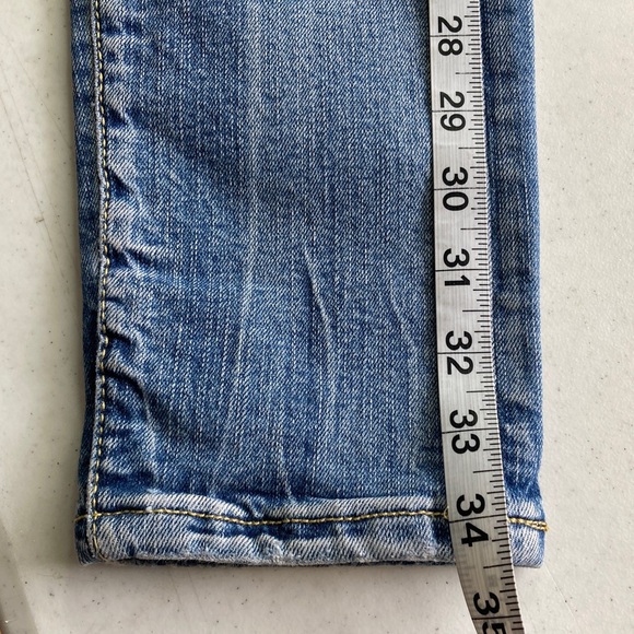 Takeshy Kurosawa Women's Light Blue Distressed Jeans - Picture 8 of 8